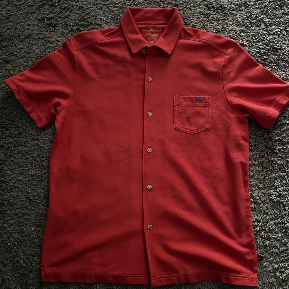 Men’s Tommy Bahama button up polo